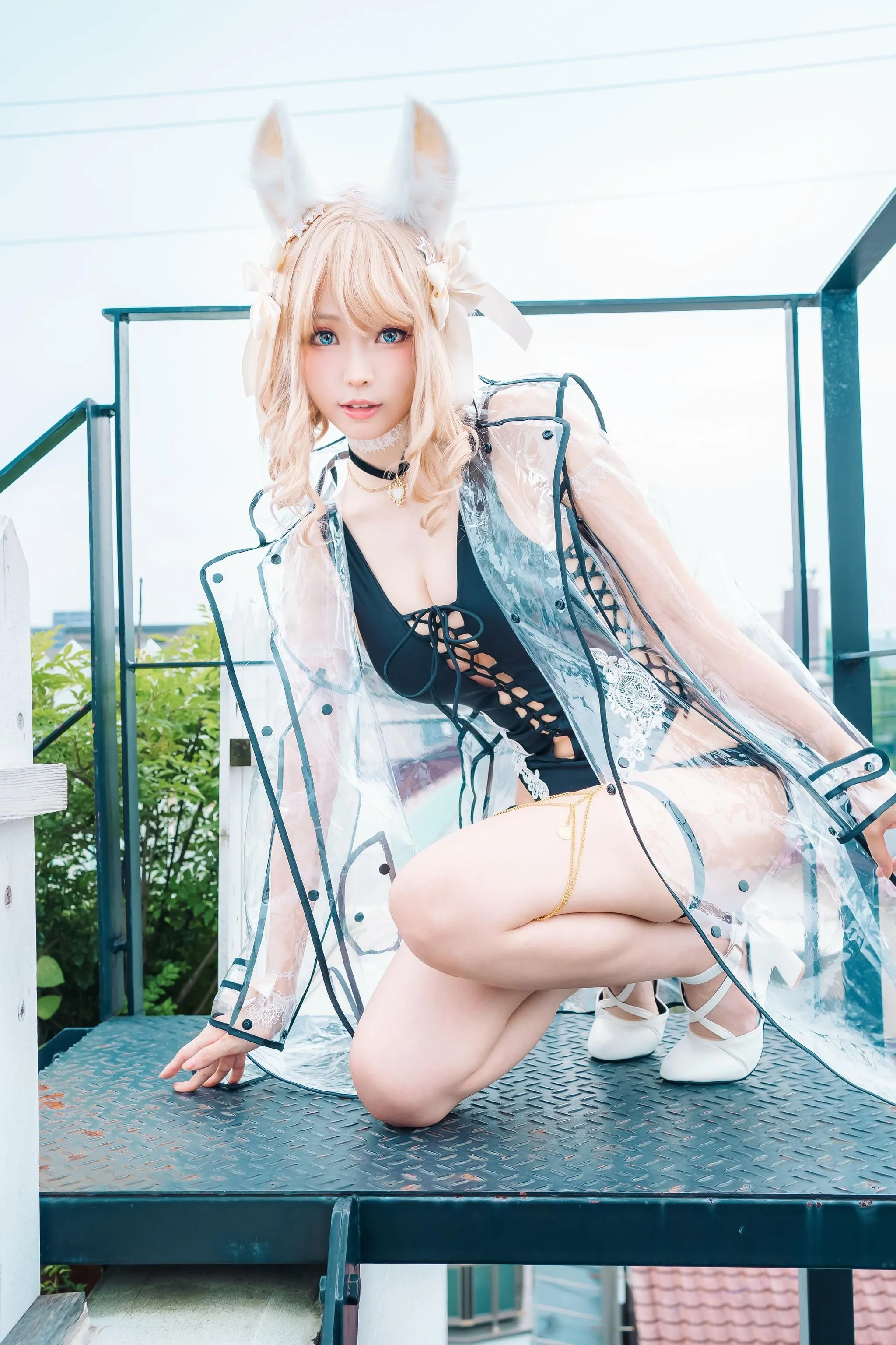 ElyEE子 – NO.82 Fluffy Summer – Original Swimsuit-黑色 [60P]插图3